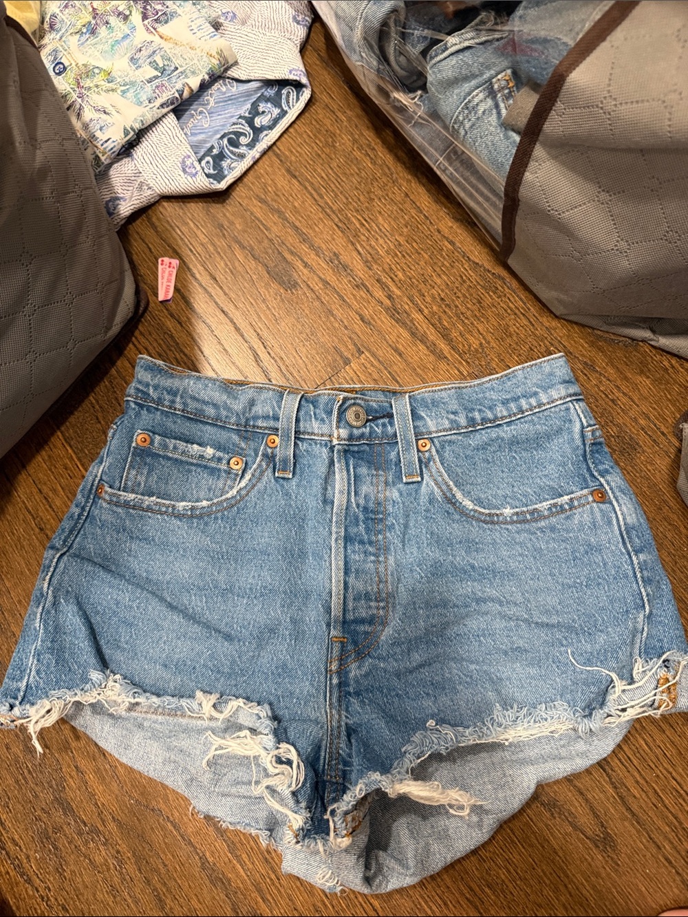Levi’s 501 High-Rise Light Blue Denim Cutoff Shorts - Women